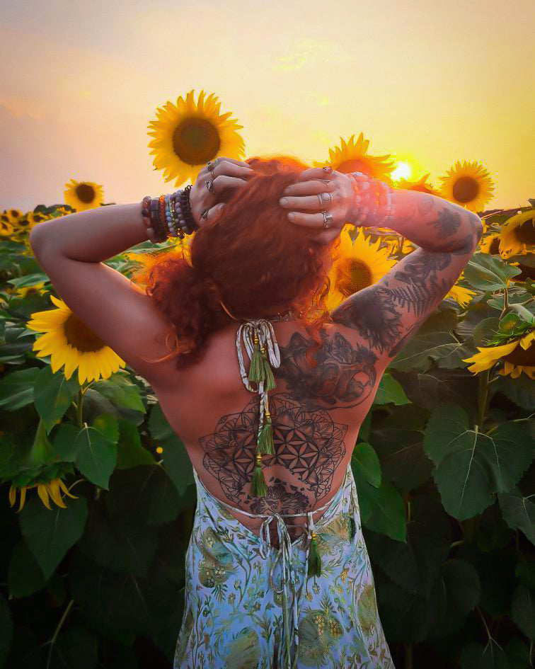 Silk Long Bohemian Tiered Maxi Backless Dress