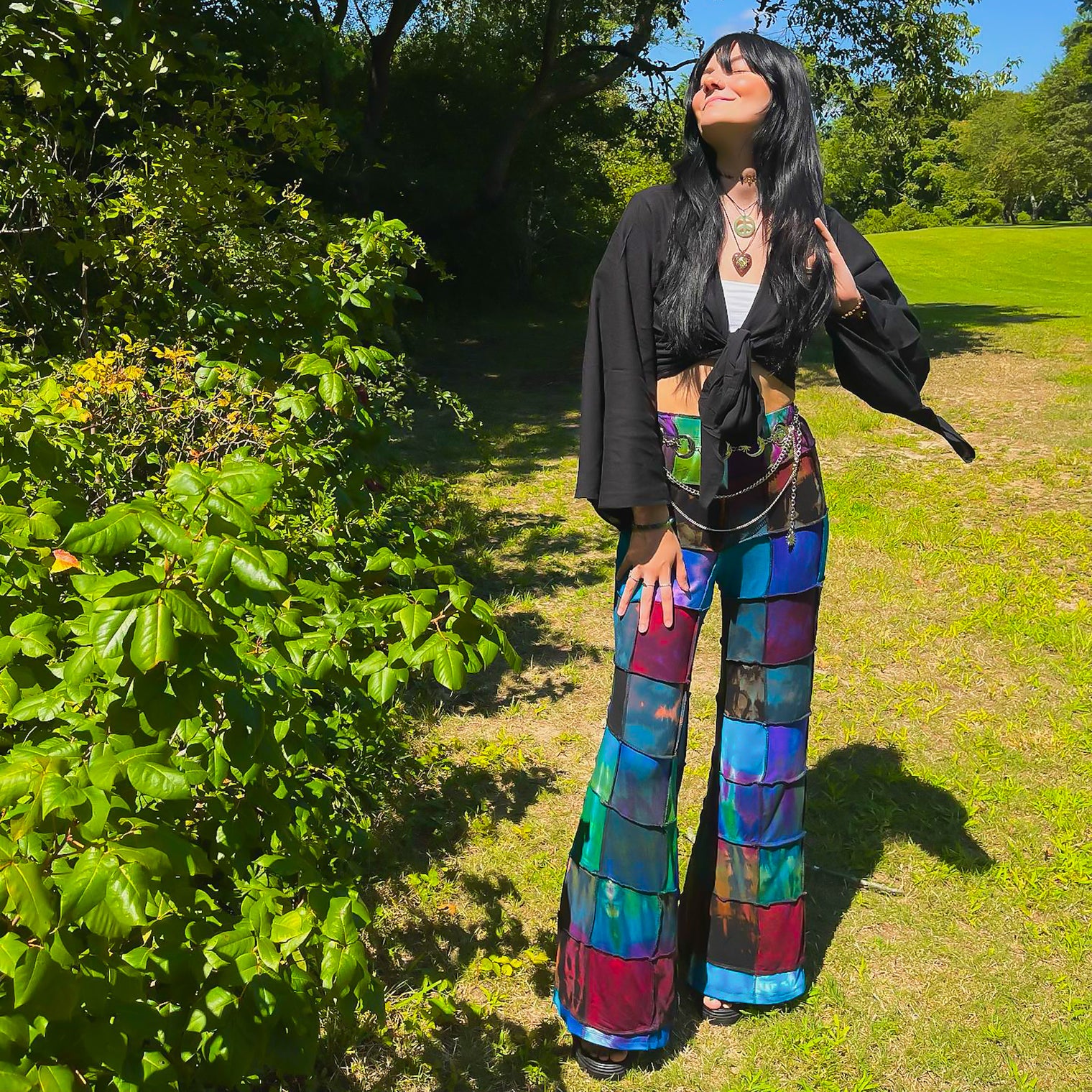 Solid Cotton Wrap Top