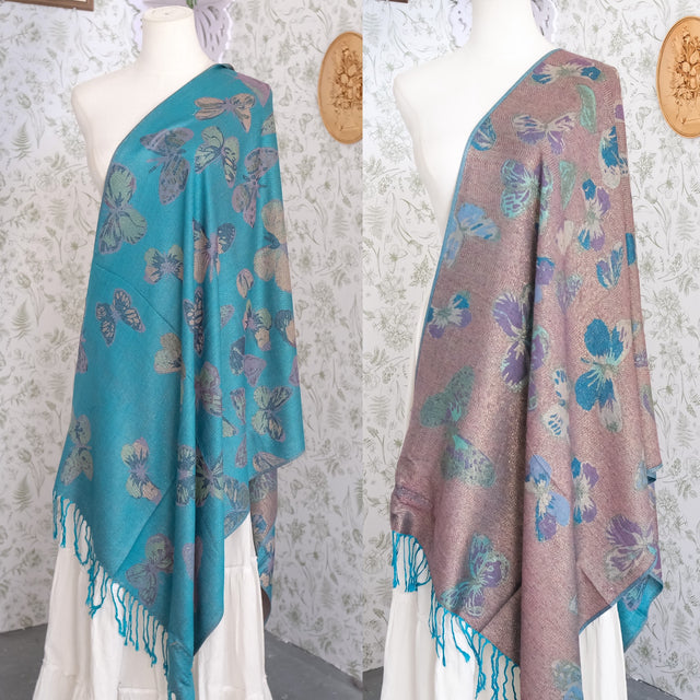 Mystical Reversible Butterfly Shawl