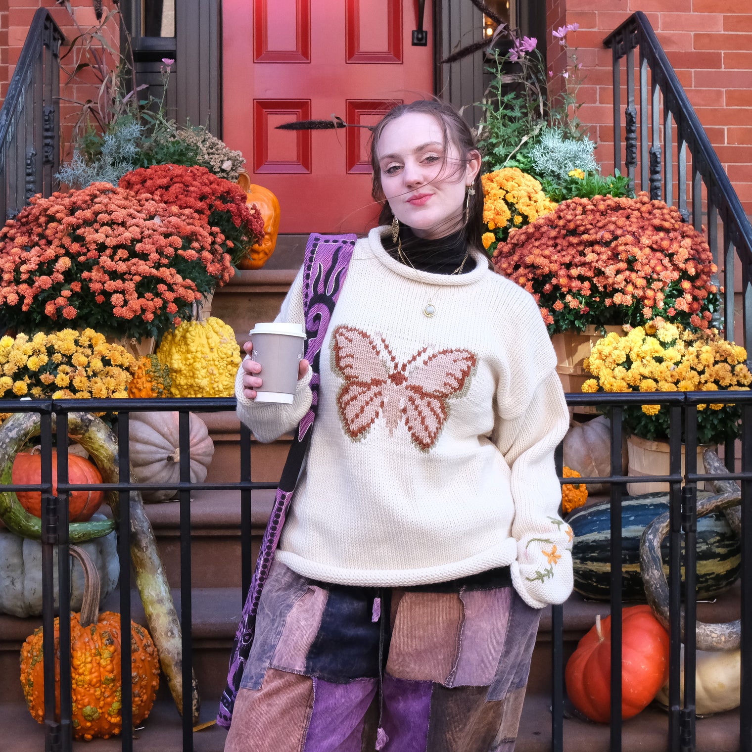 Butterfly Bliss Knit Sweater