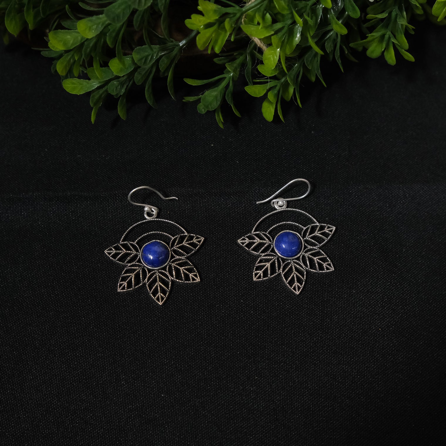 Boho Flower Dangle Crystal Earring