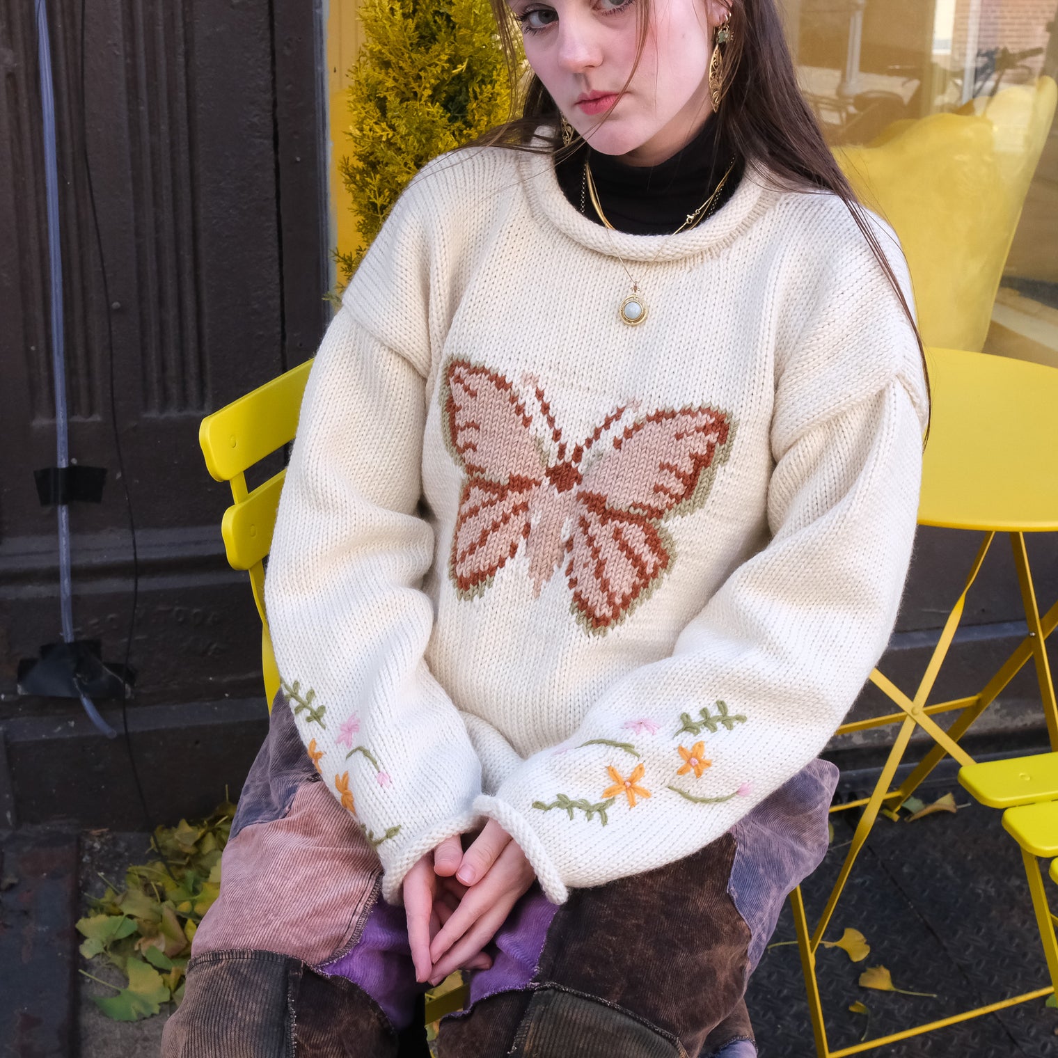 Butterfly Bliss Knit Sweater