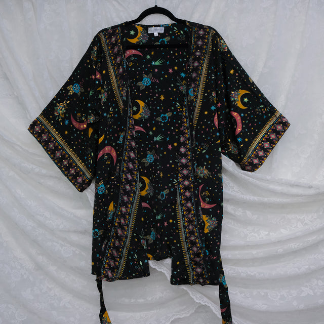 Celestial Short Boho Kimono