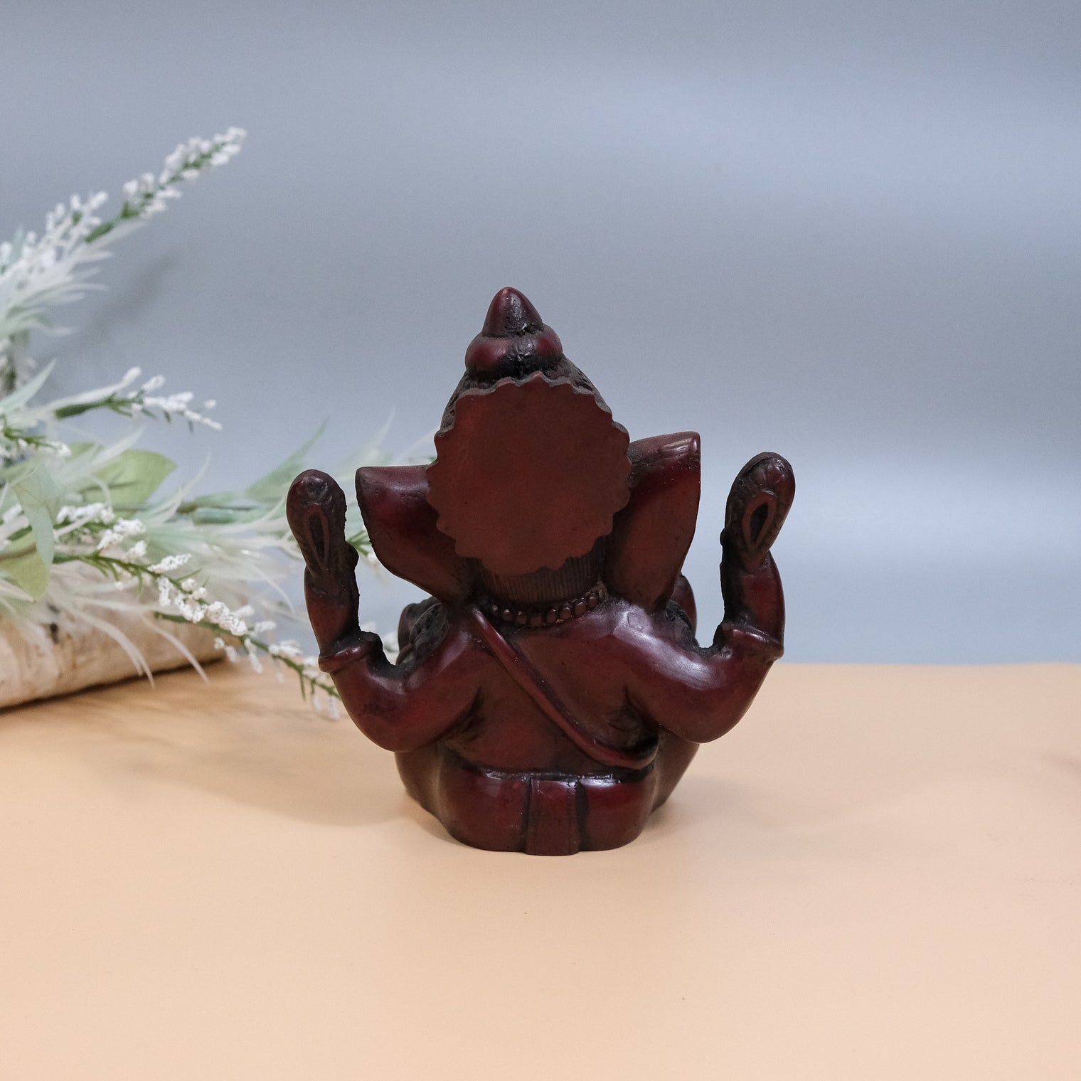 Handmade Lord Ganesh/ Ganesha/ Remover of obstacles,Good Fortune, Ganesh Resin Statue,Perfect Good luck Gifts, Hindu ElephantGod, Home Decor