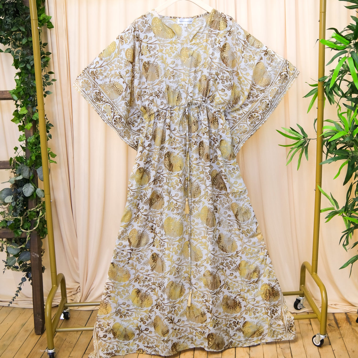 Flowy Long Kaftan Dress