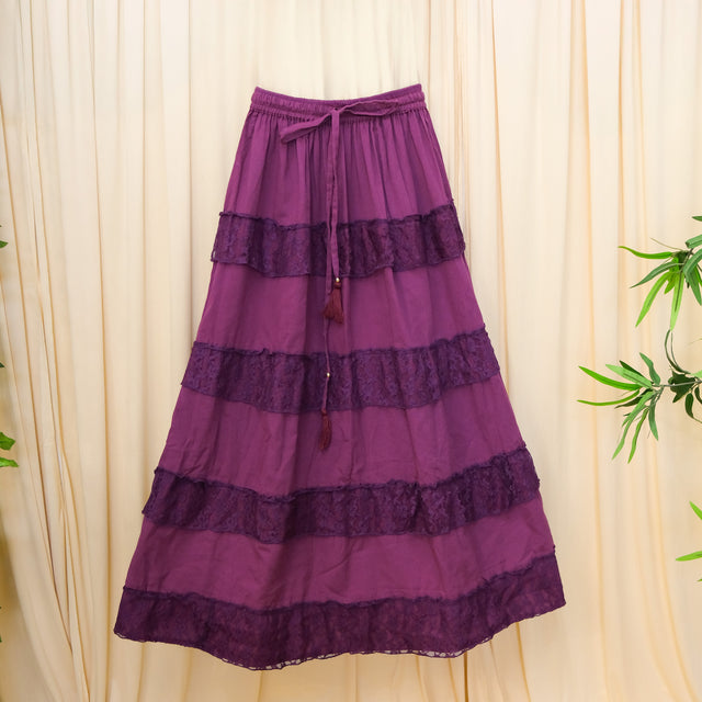 Cotton Boho Lace Skirts