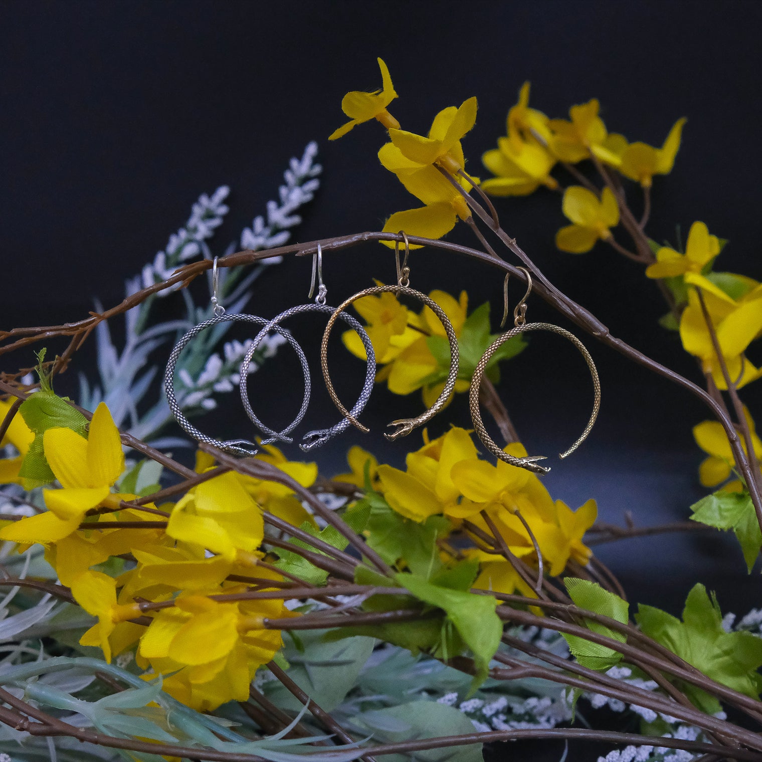 Handmade Dragon Ethnic Earring