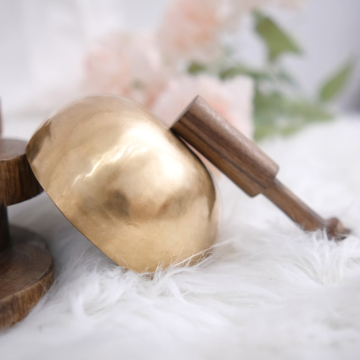 Tibetan Singing Bowl with Wooden Mallet