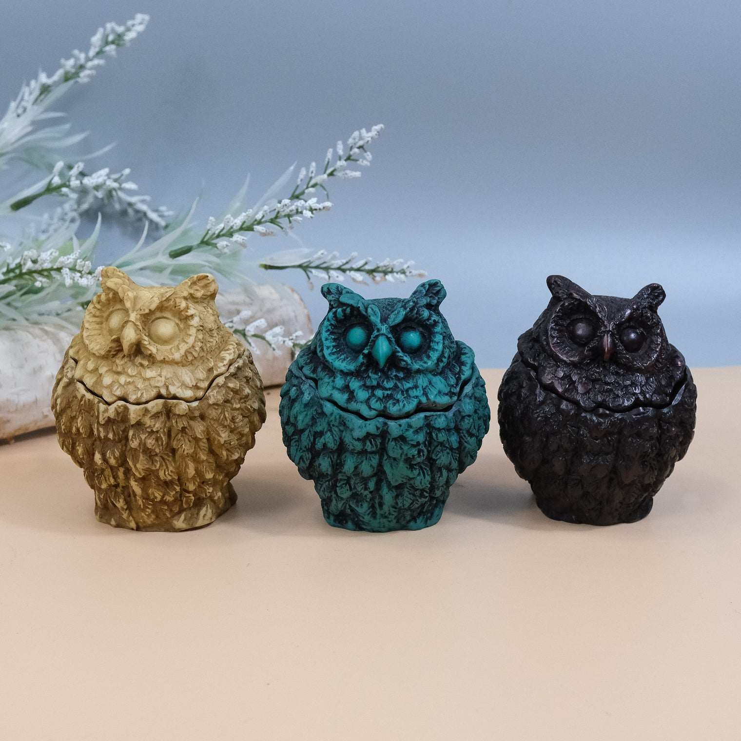 Handmade Owl Statue