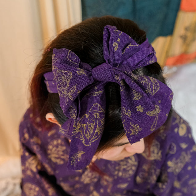 Boho Long Celestial Mushroom Head Wrap