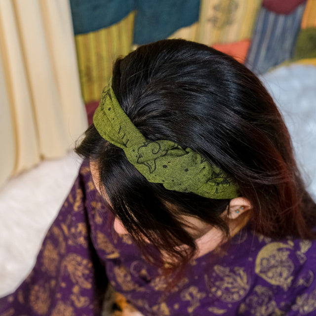 Boho Celestial Long Head Band