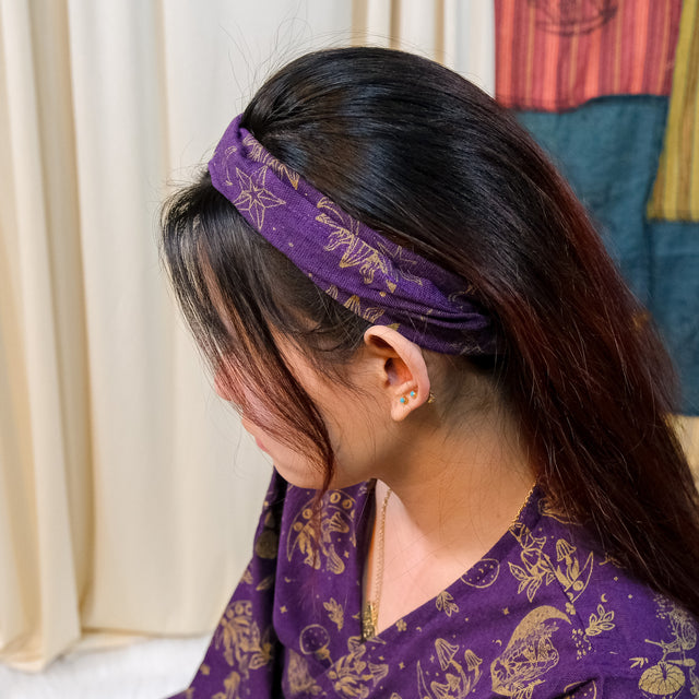 Boho Celestial Long Head Band