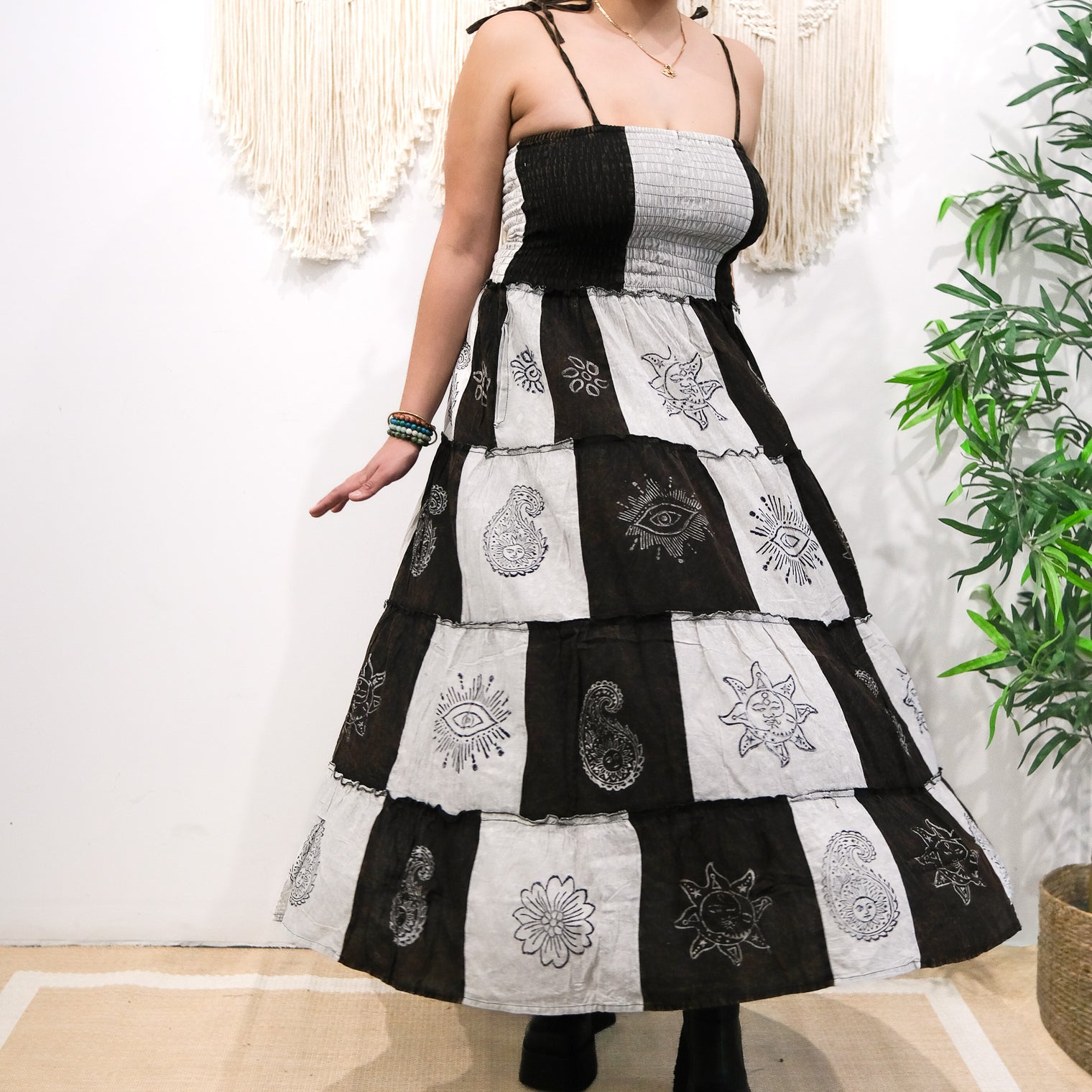 Boho Patchwork Multi Style Dress+ Skirt