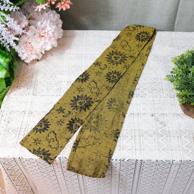 Boho Celestial Long Head Band