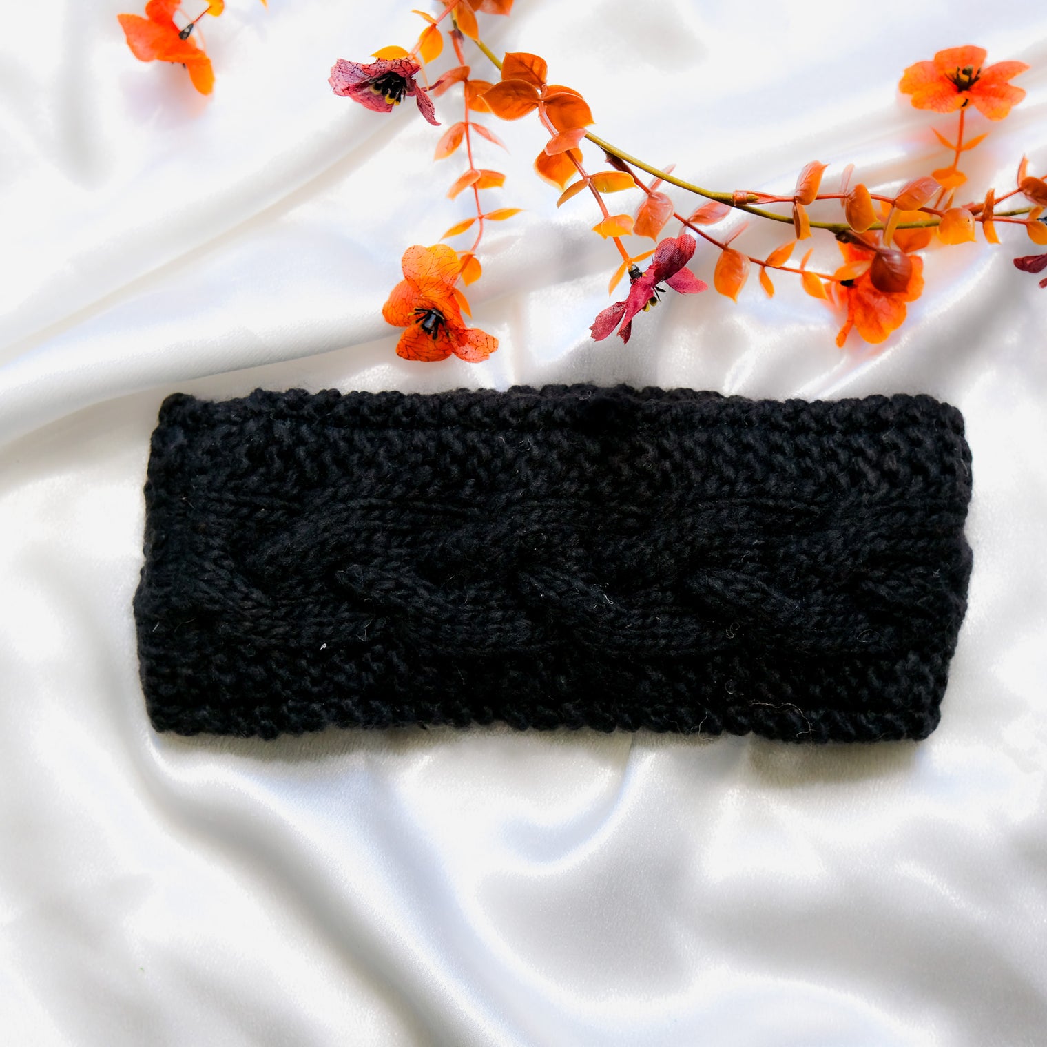 Knitted Head warmer with Fleece Lining