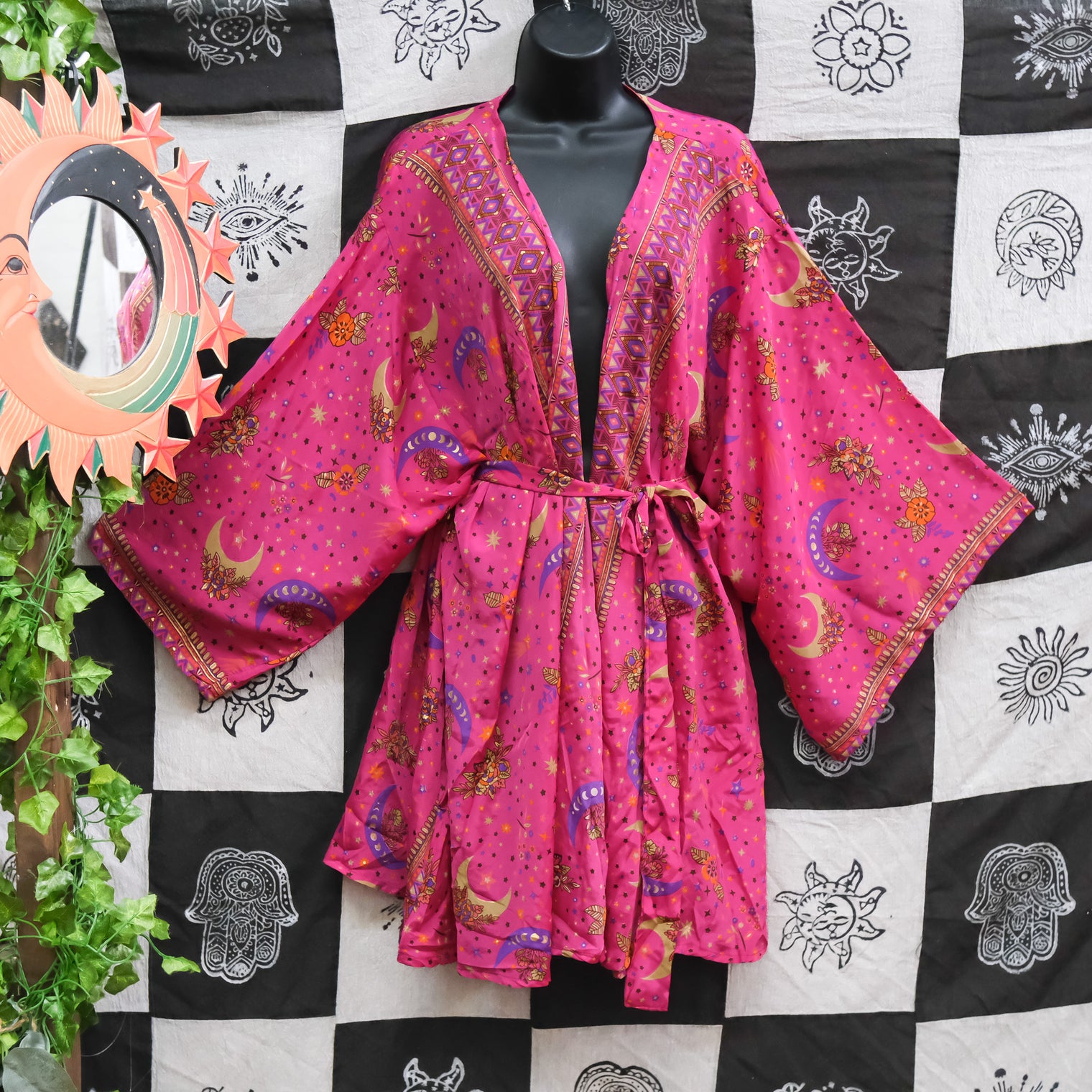 Celestial Short Boho Kimono