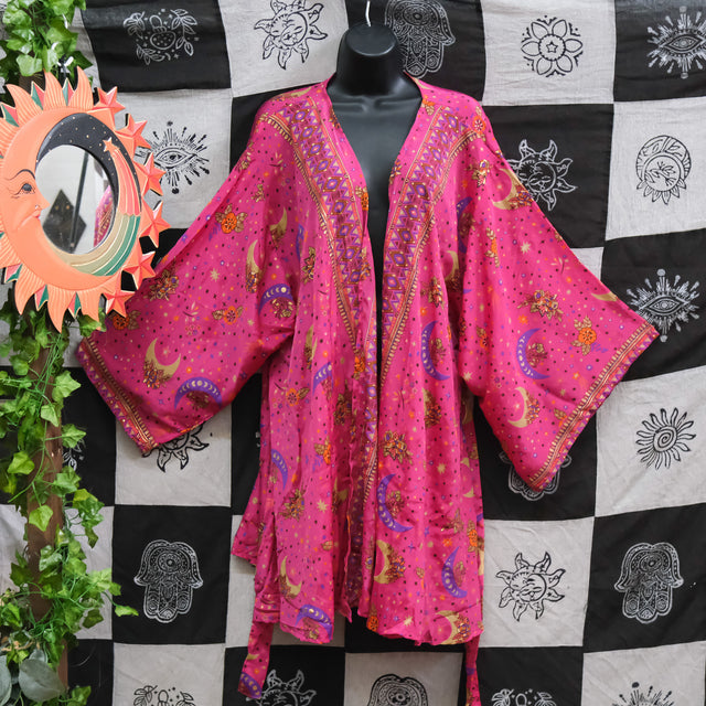 Celestial Short Boho Kimono