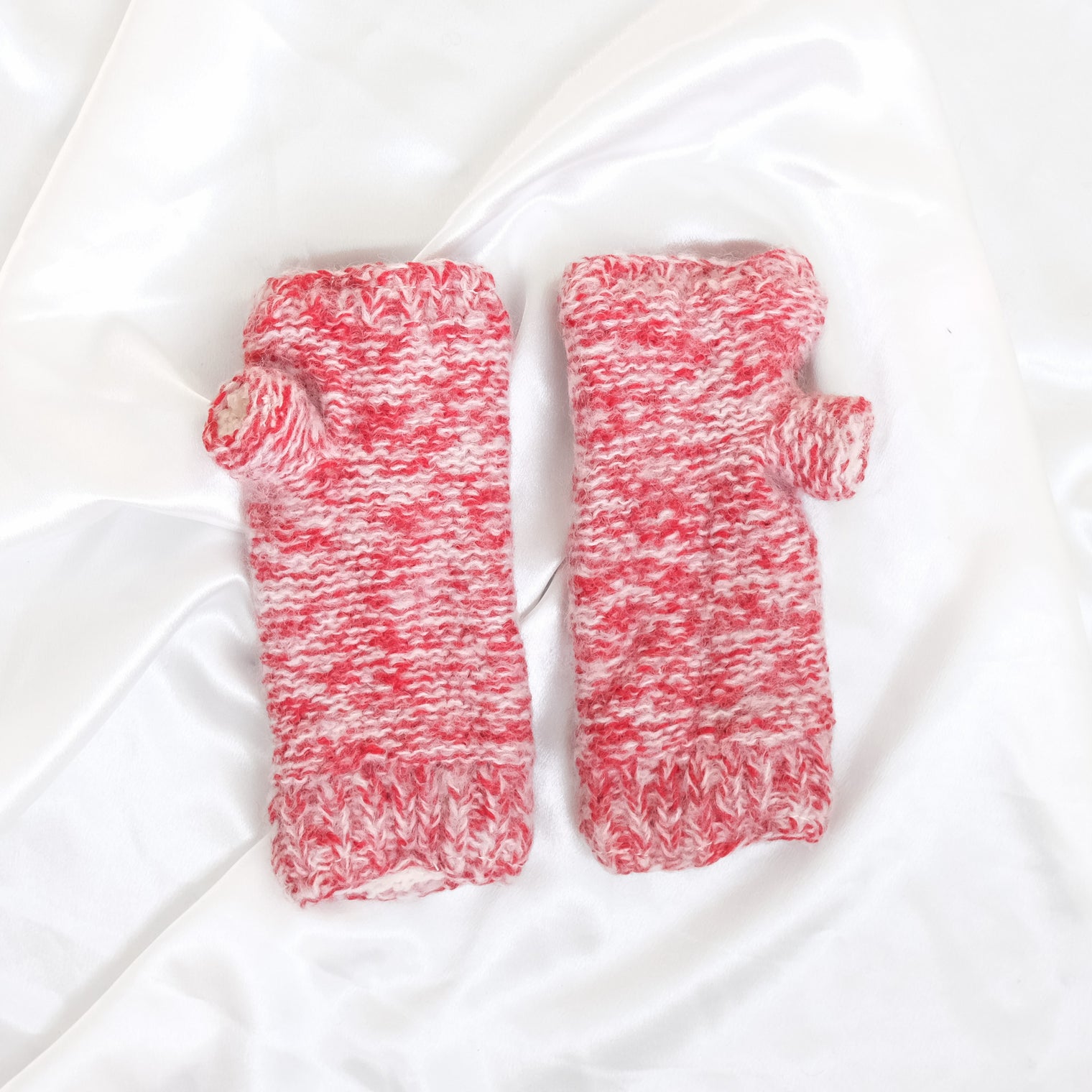 Knitted Handwarmer with Fleece Lining