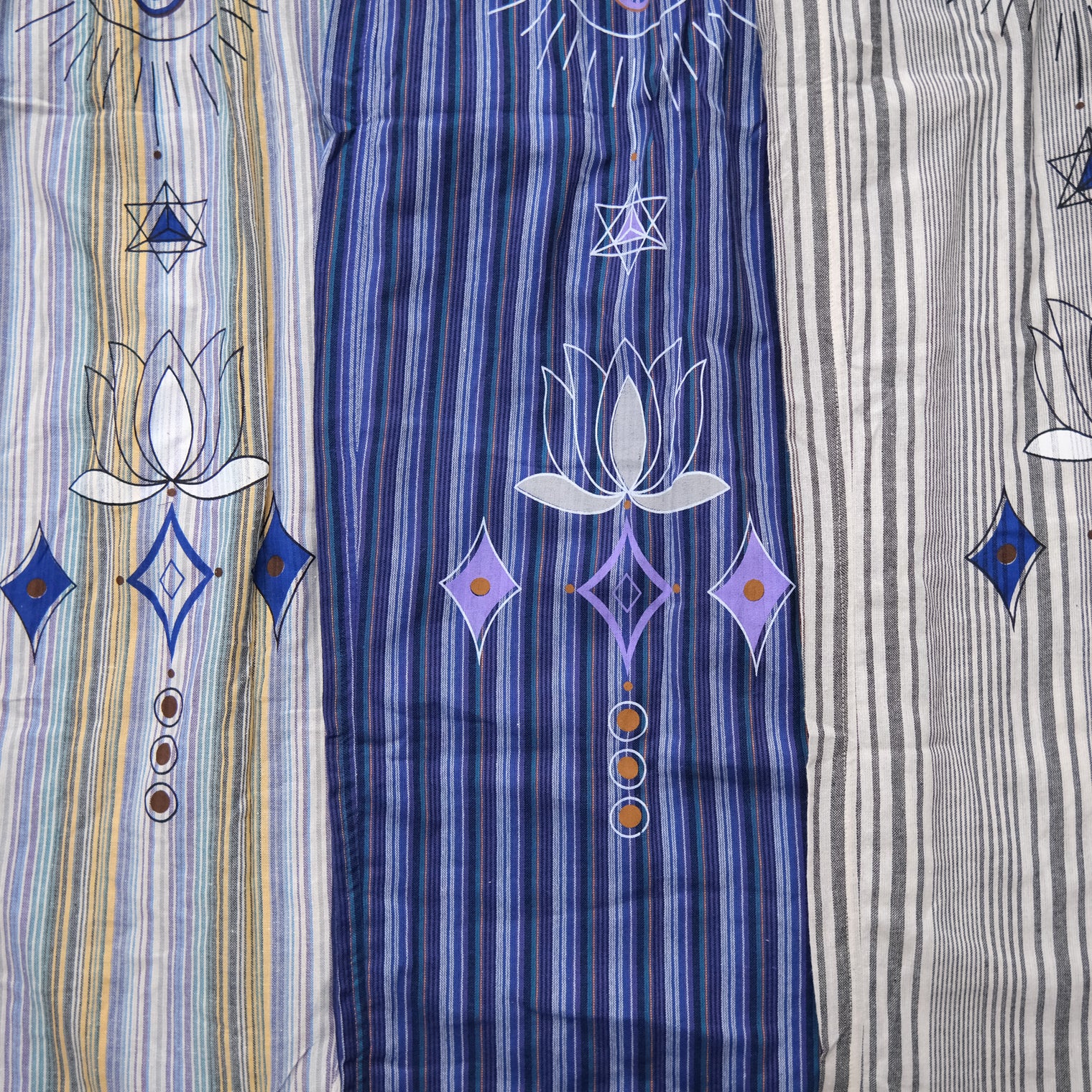 Mystic Evil Eye Stripe Cotton Pants