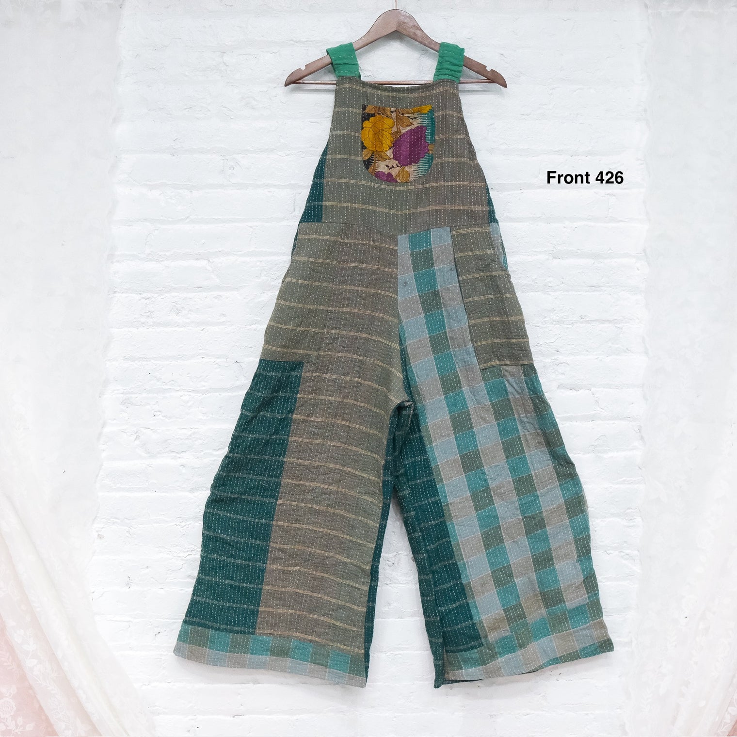 Kantha Wide Leg Boho Jumpsuit