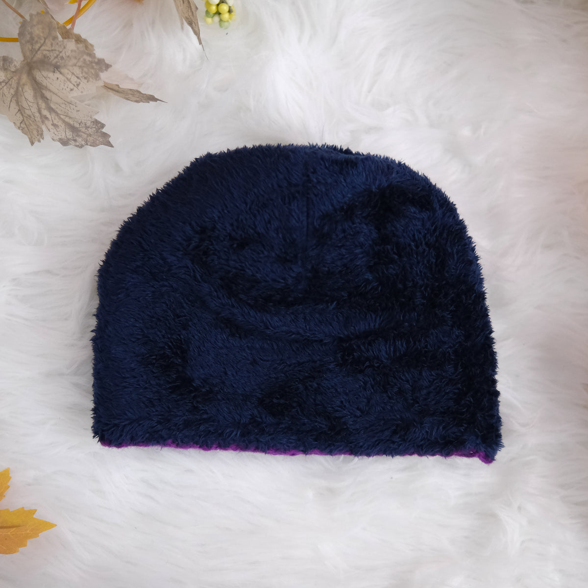 Knitted Crochet Mushroom Bobble Hat