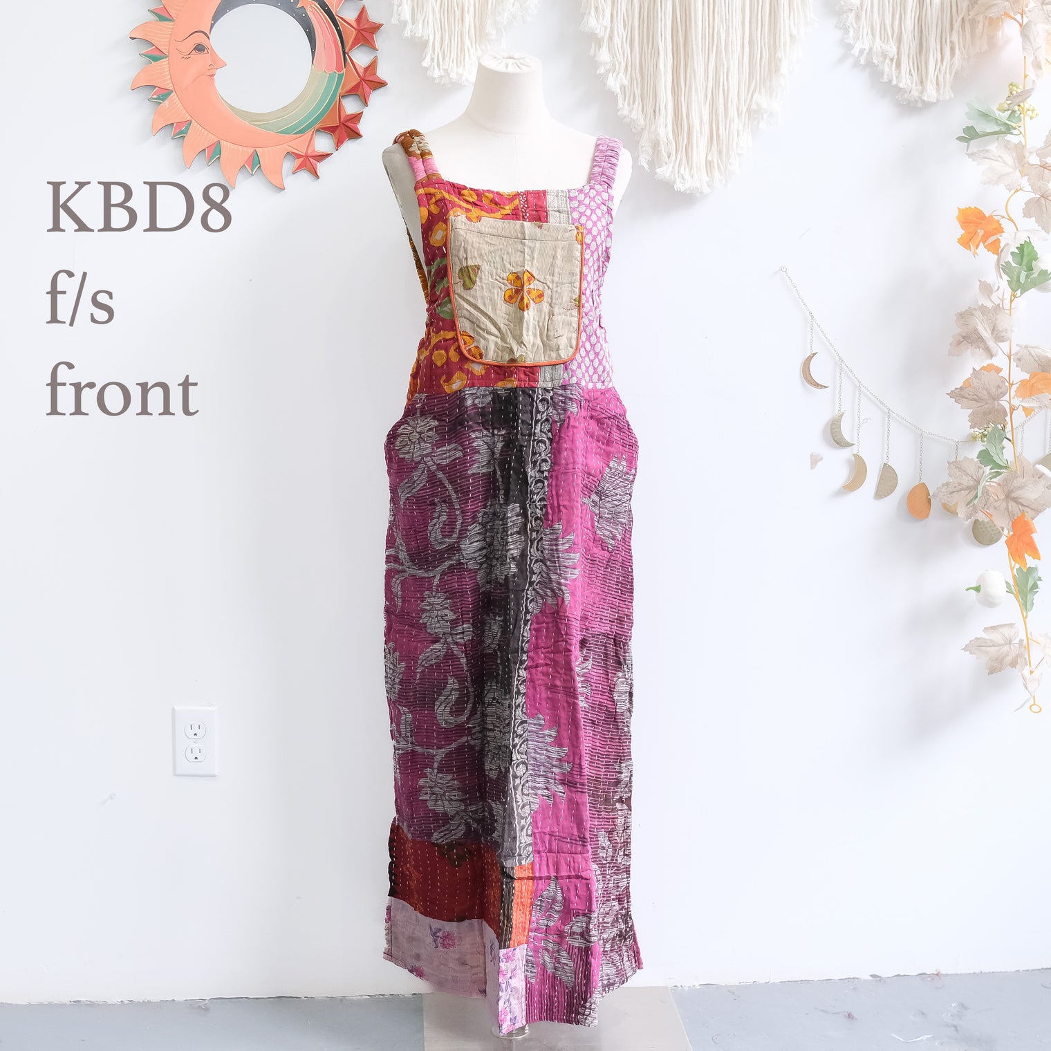 Kantha One of a Kind Bib Dress
