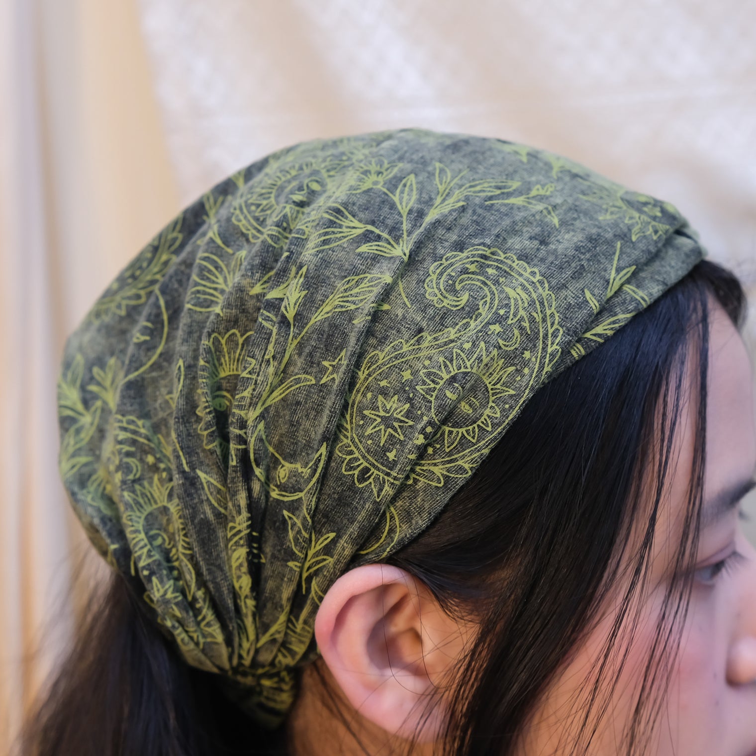 Boho Paisley Cotton Head Wrap