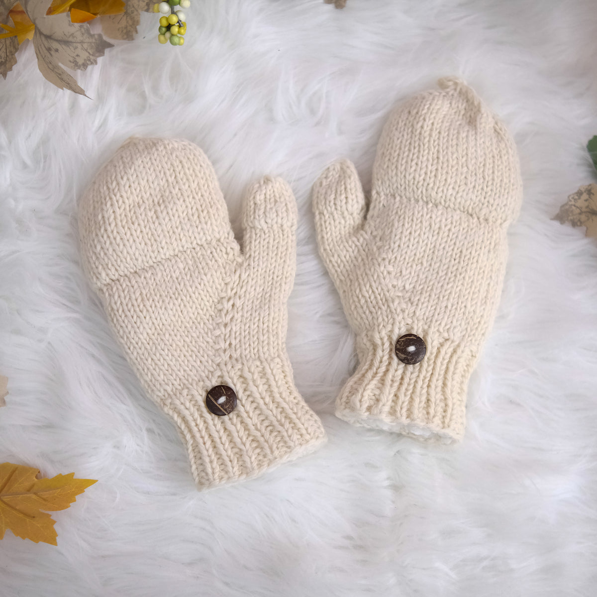 Handknit Convertible Mittens