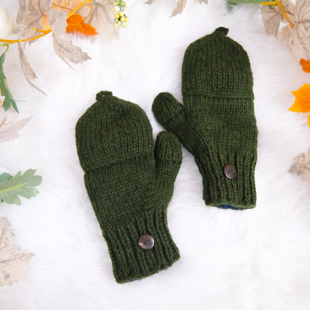 Handknit Convertible Mittens