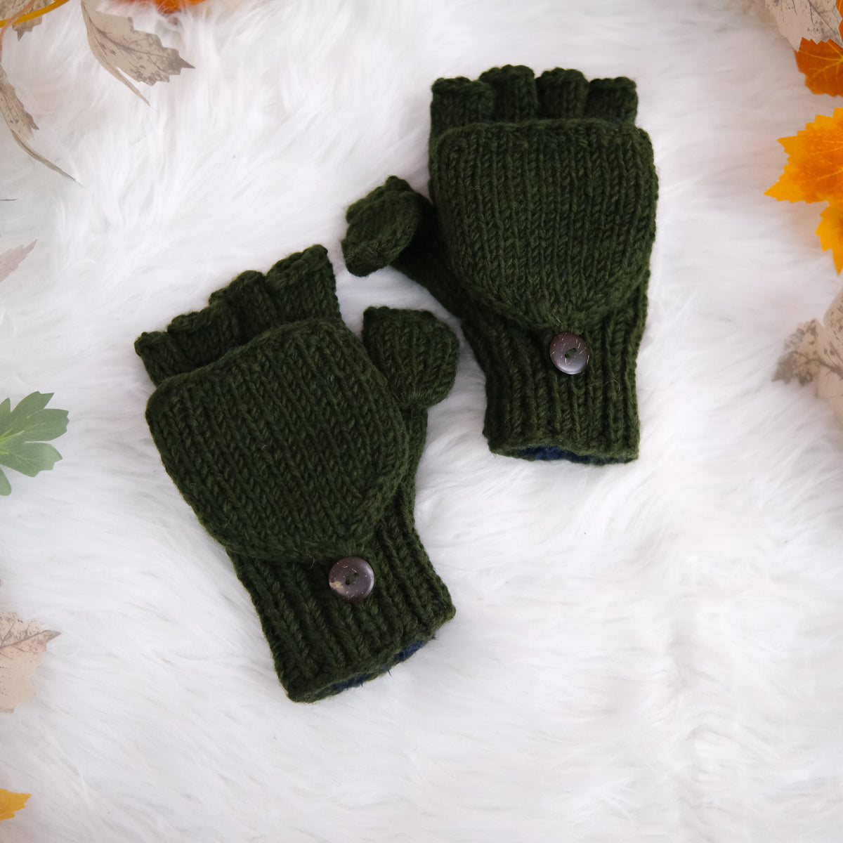 Handknit Convertible Mittens