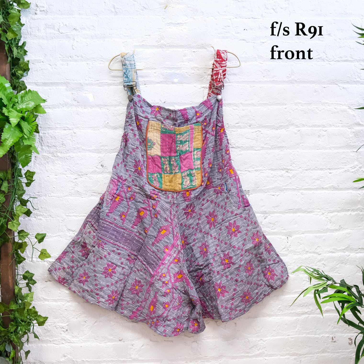Kantha Bloom Flowy Romper