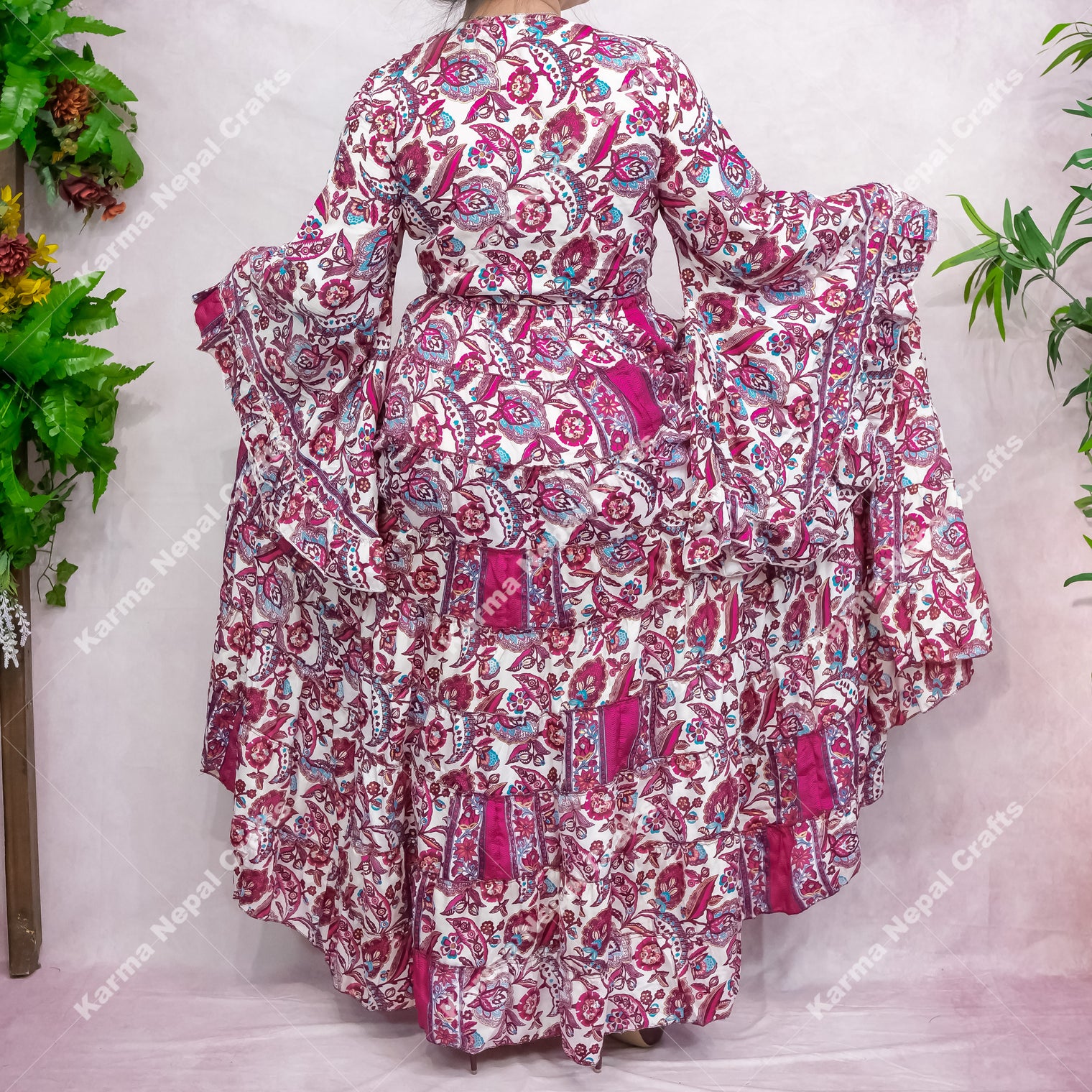 Fae Haven Skirt with Ruffle Sleeve Top