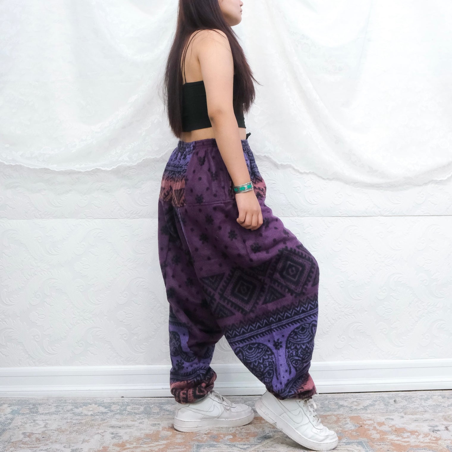 Elephant Print Harem Fall/Winter Pants