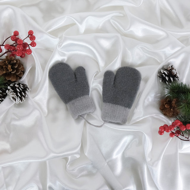 Toddler Warm Mitten with String