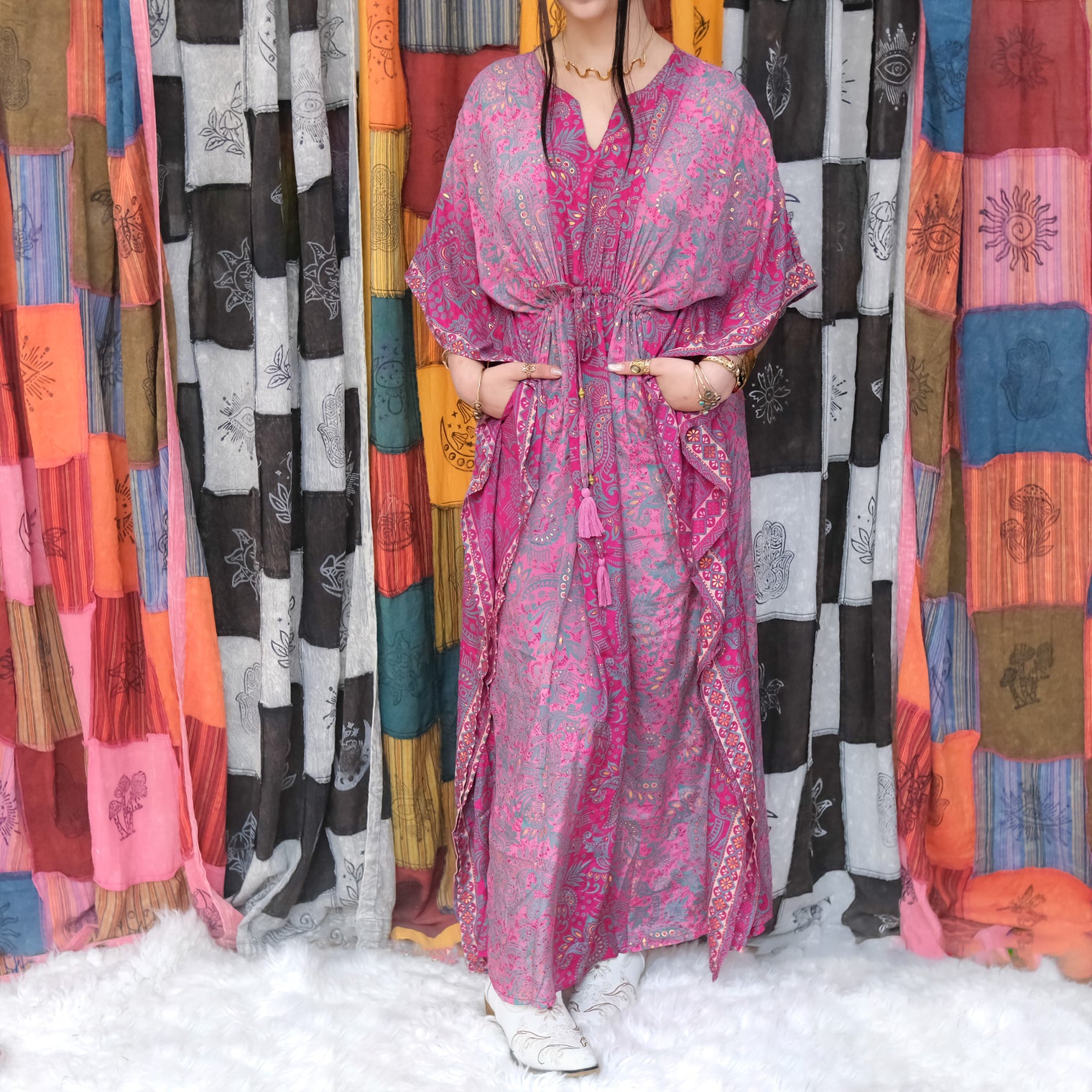Boho Flowy Ombre Kaftan