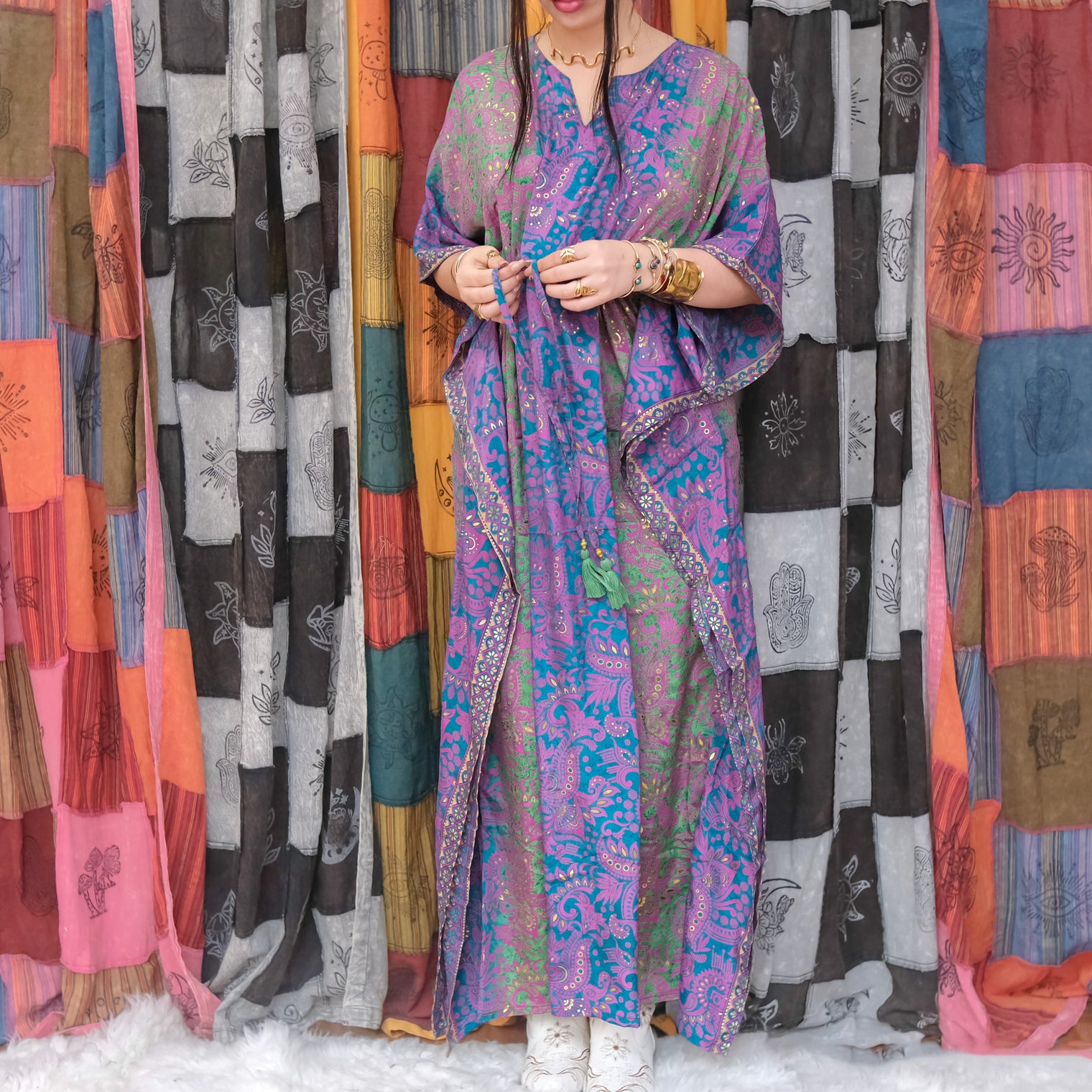 Boho Flowy Ombre Kaftan