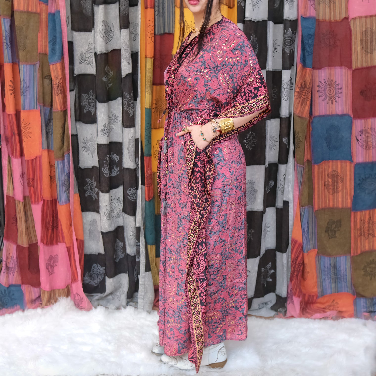 Boho Flowy Ombre Kaftan