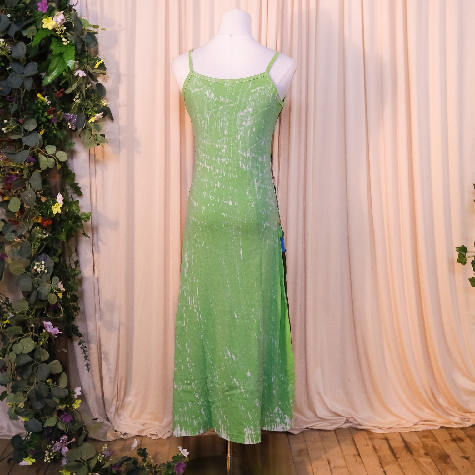 Patchwork Embroidered Long Maxi Dress