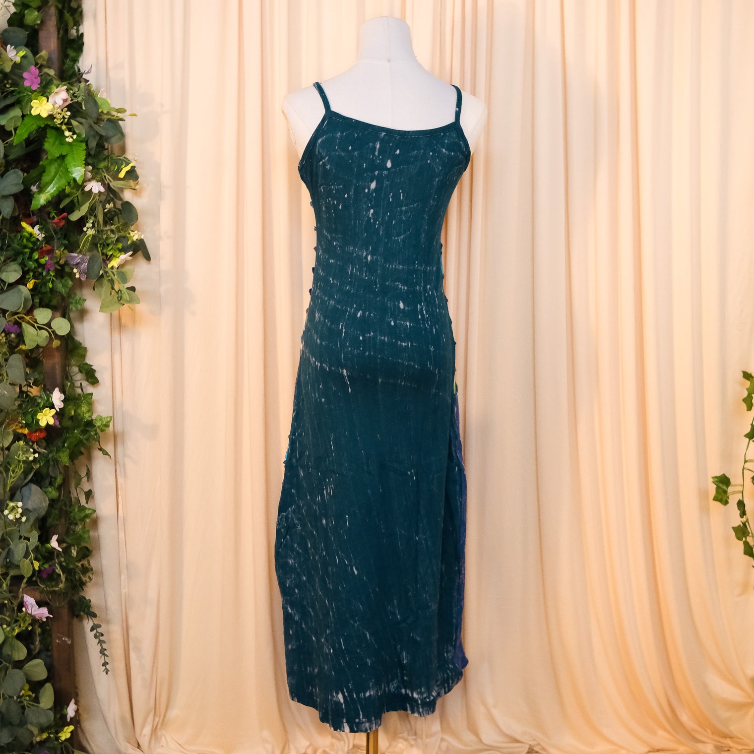 Patchwork Embroidered Long Maxi Dress