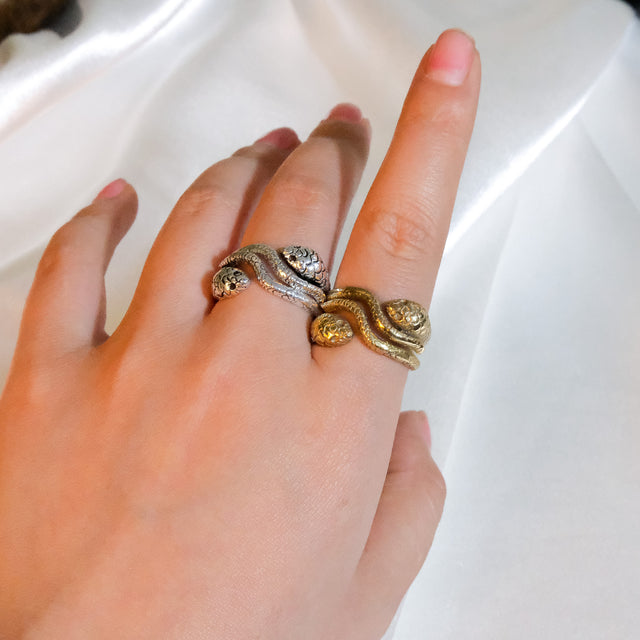 Boho Whimsy Snake Adjustable Ring