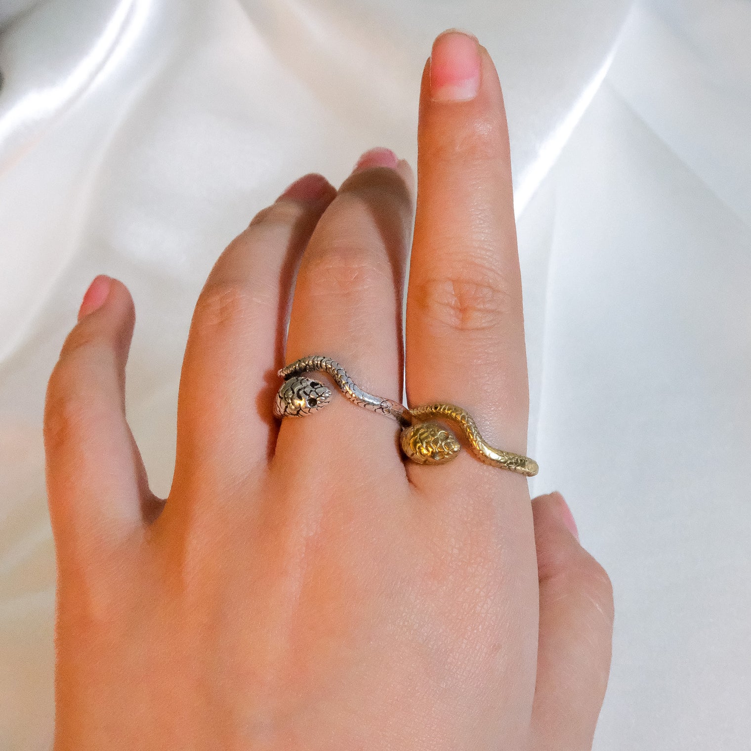 Boho Whimsy Snake Adjustable Ring