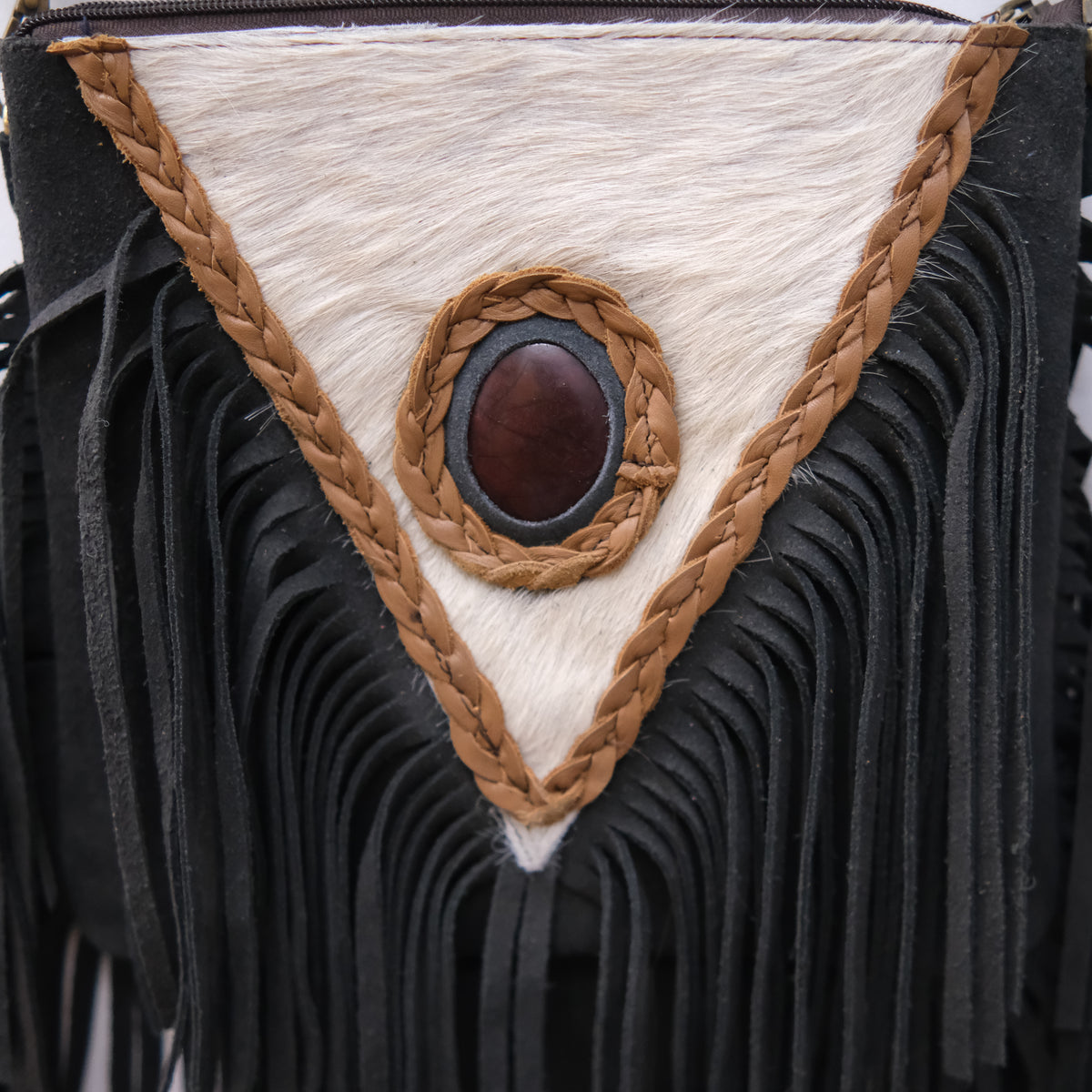 Wild Moon Fringe Crossbody Bag