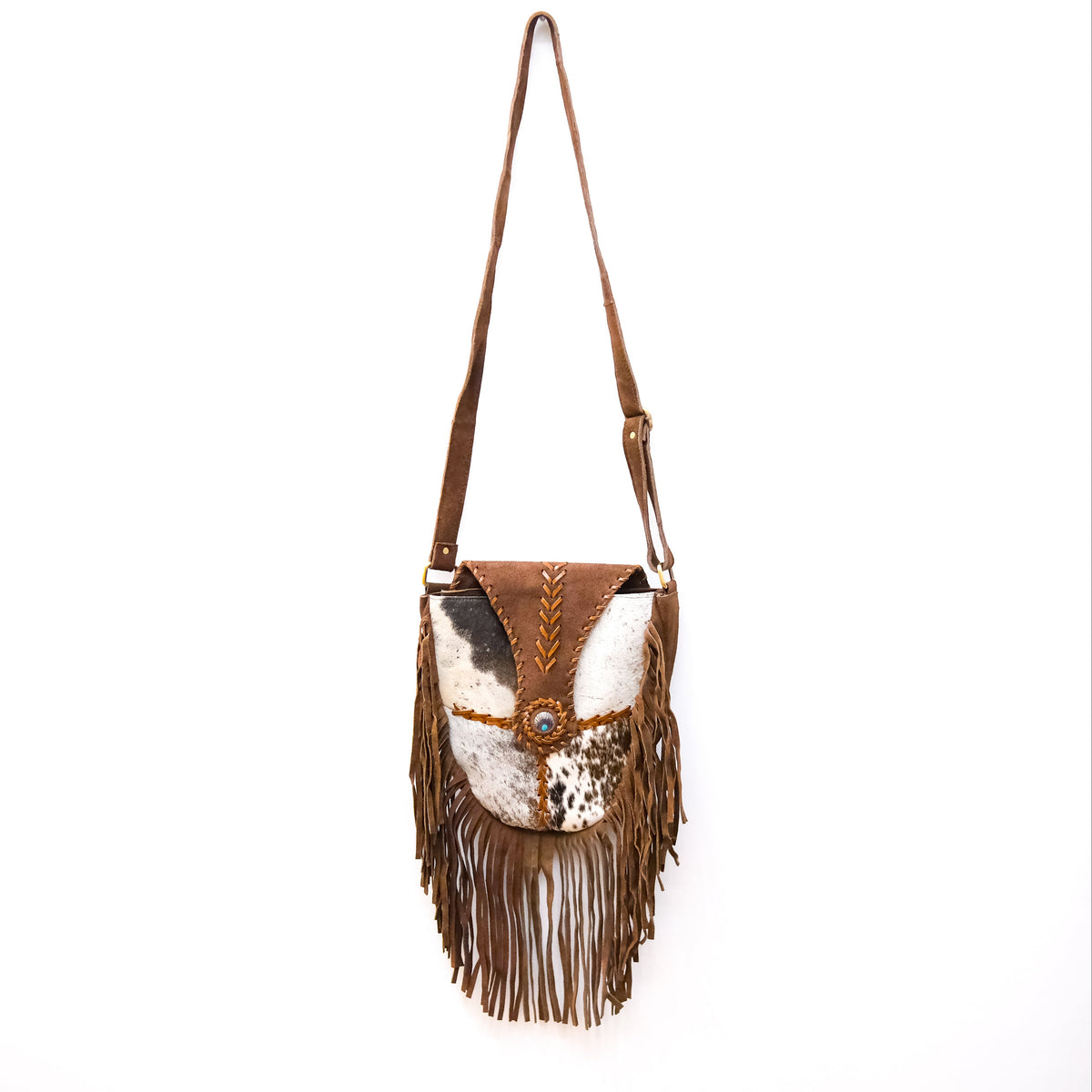 Desert Spirit One of a Kind Fringe Crossbody Bag