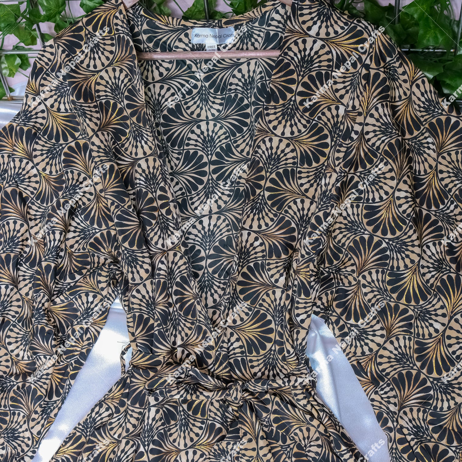 Sienna Moon Long Kimono with Ruffle Sleeve