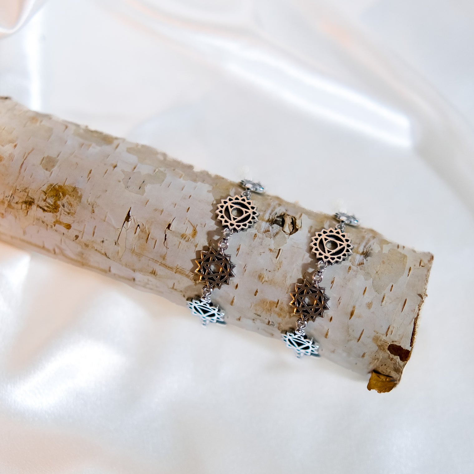 Seven Chakra Metal Bracelet