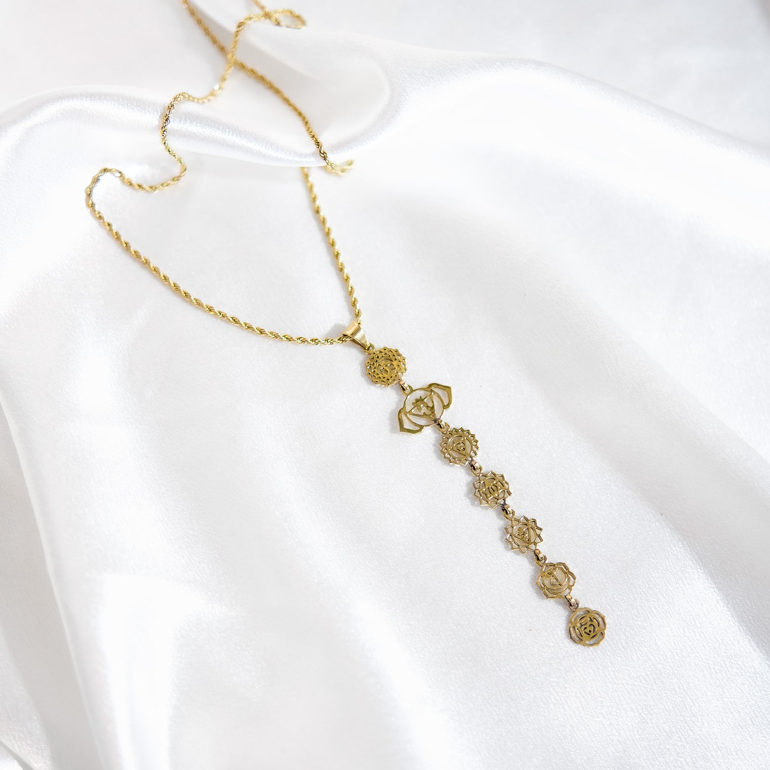 Seven Chakra Long Necklace