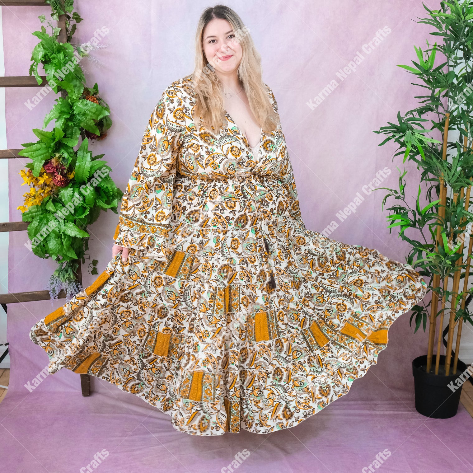 Fae Haven Skirt with Ruffle Sleeve Top