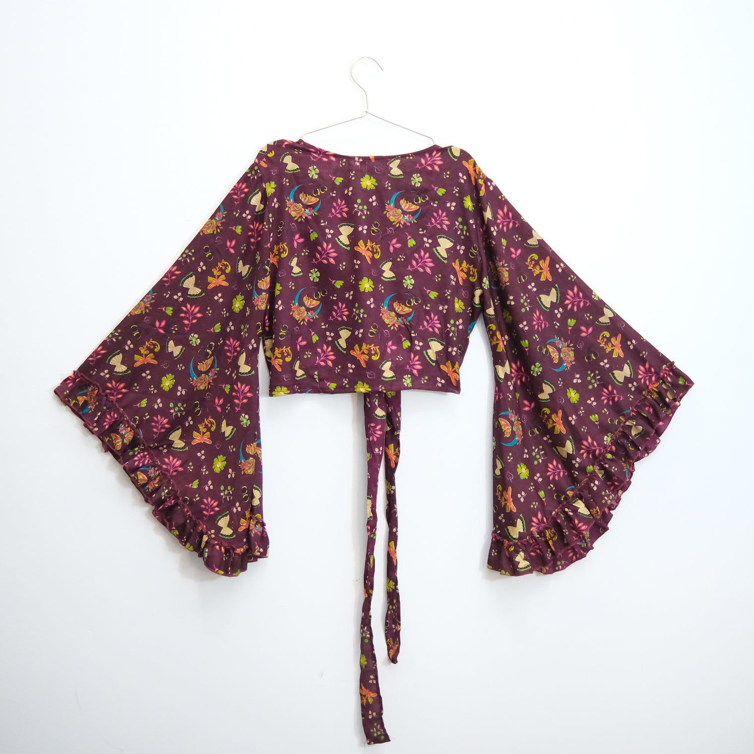 Fairy Garden Butterfly Wrap Top