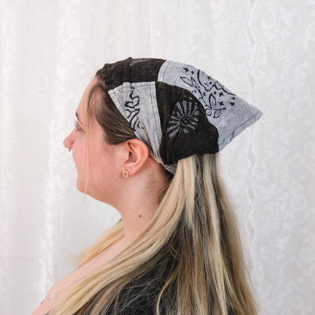 Patchwork Cotton Head Wrap