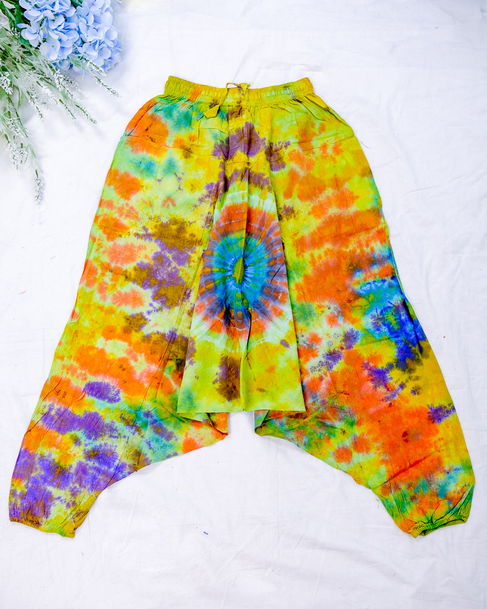 100% Cotton. Bohemian Gypsy Genie Harem Pants. One size fits most. Custom hotsell Tie dye. (#30)